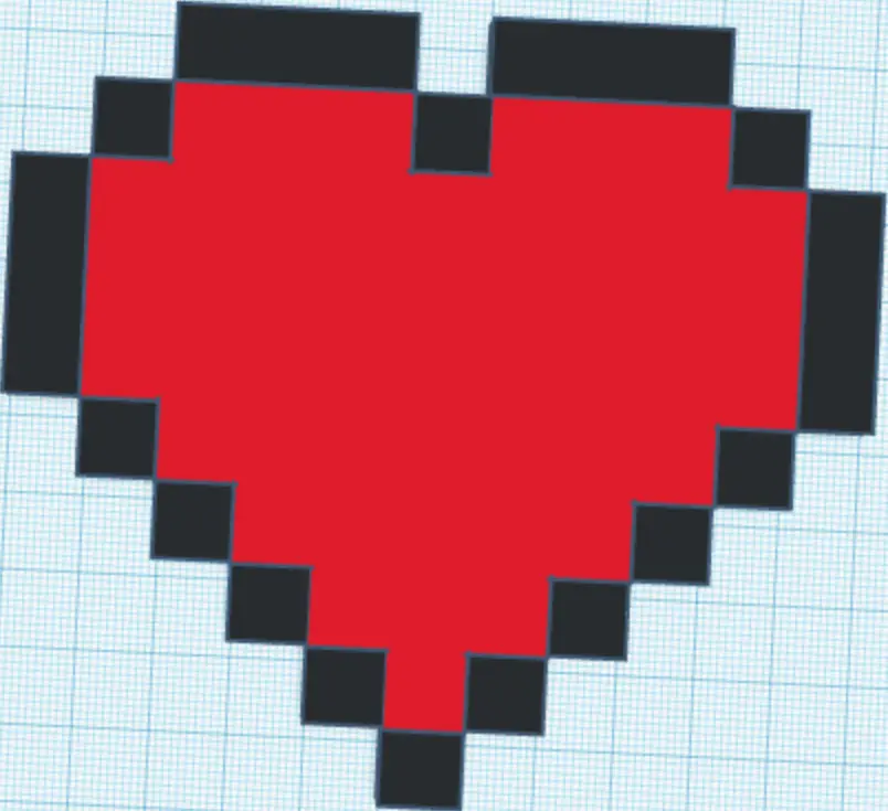 Ucuza Minecraft/piksel kalp