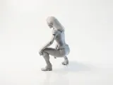Cyborg Lady Figurine Female Sci-Fi 3D Printable-2