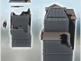 Large building with a zinc roof hewn stone base-2