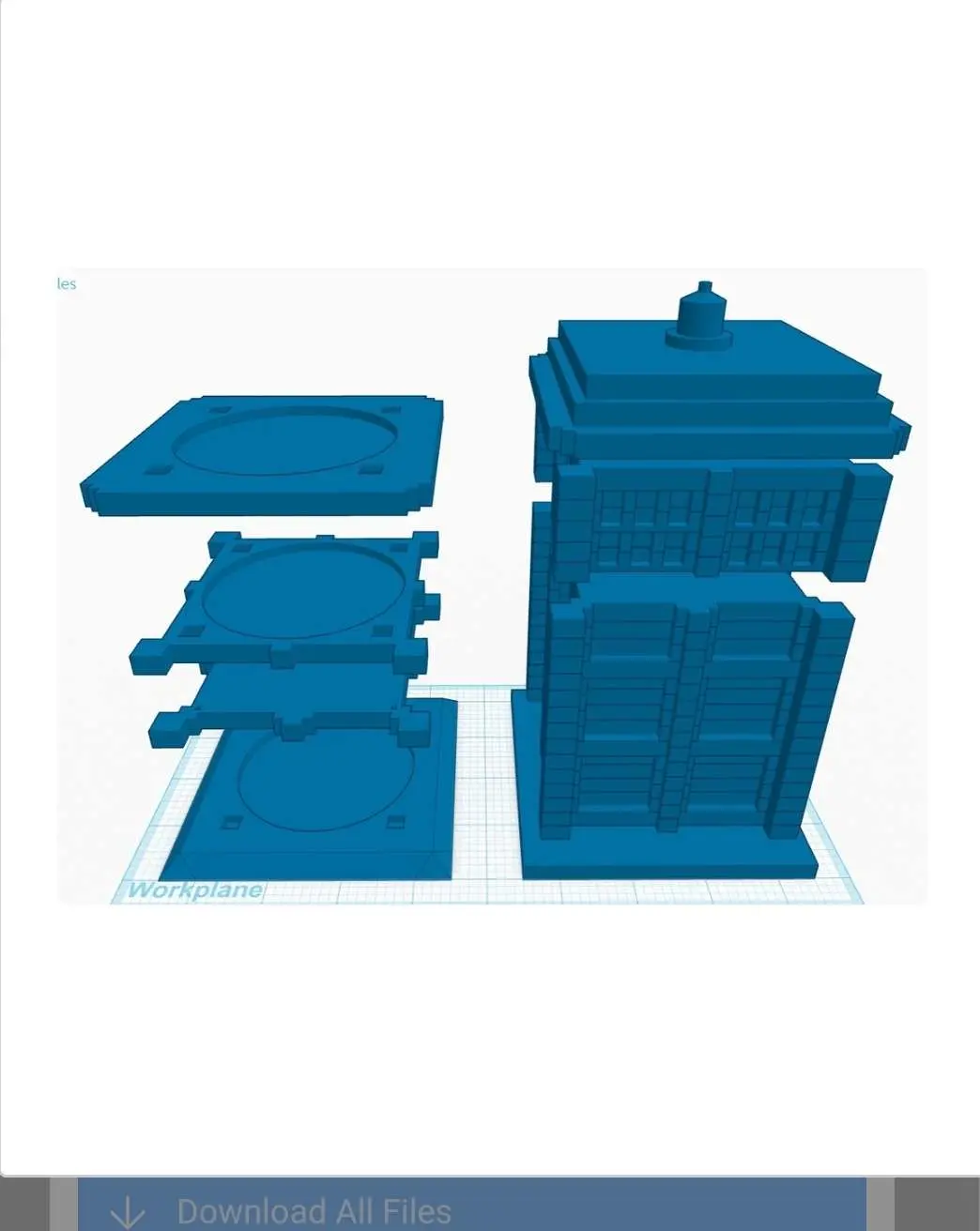 Tardis Coaster set