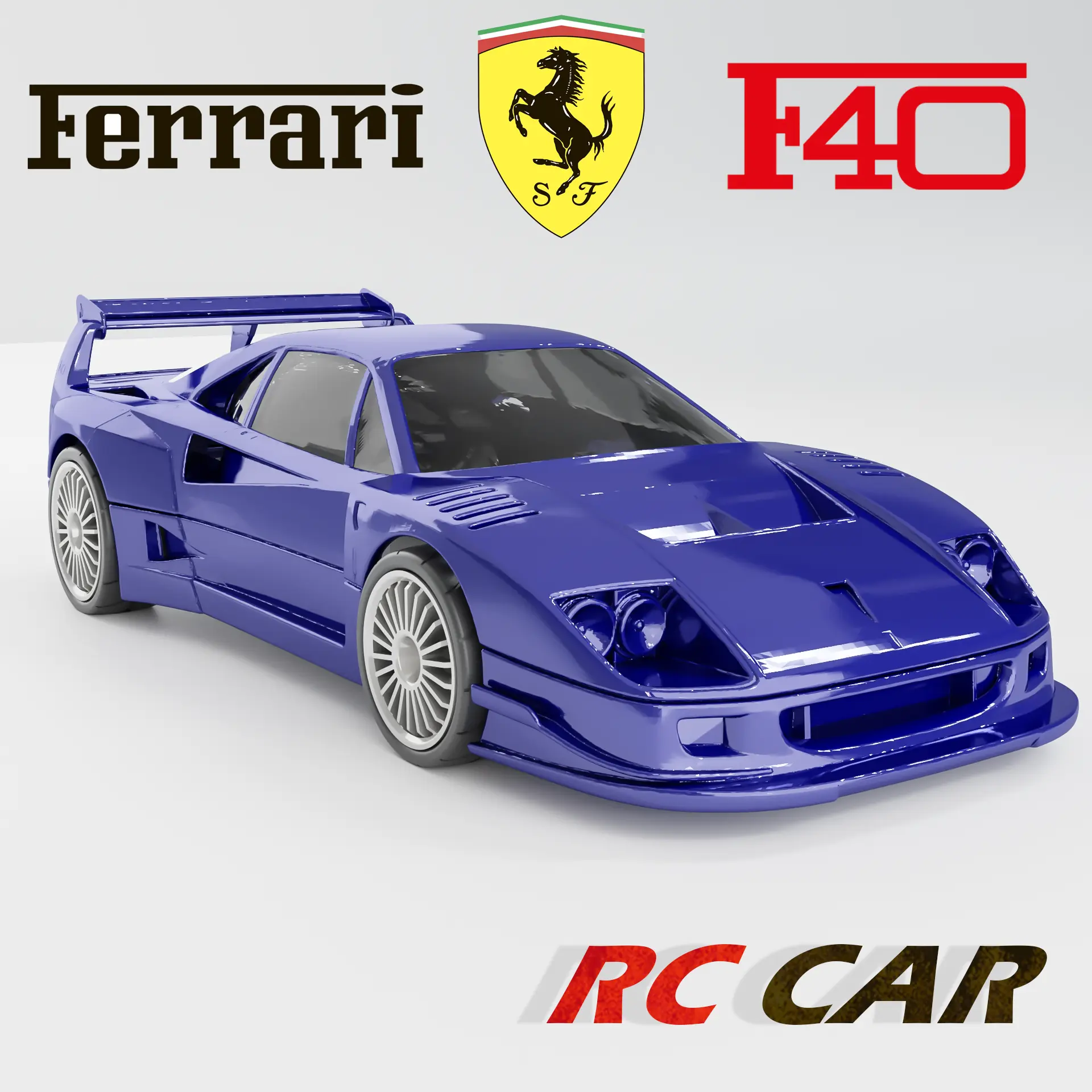 RC Ferrari F40 3D Creality Cloud