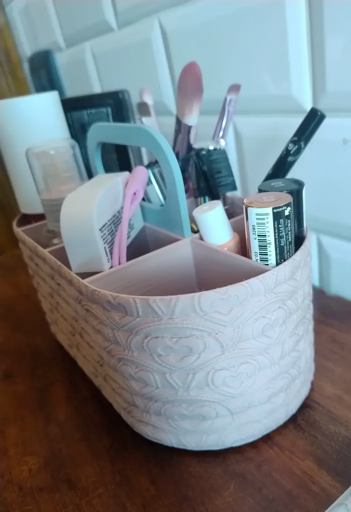 Cuori Makeup and Skincare Caddy - Home - PLA - 3D printed product - фото 2