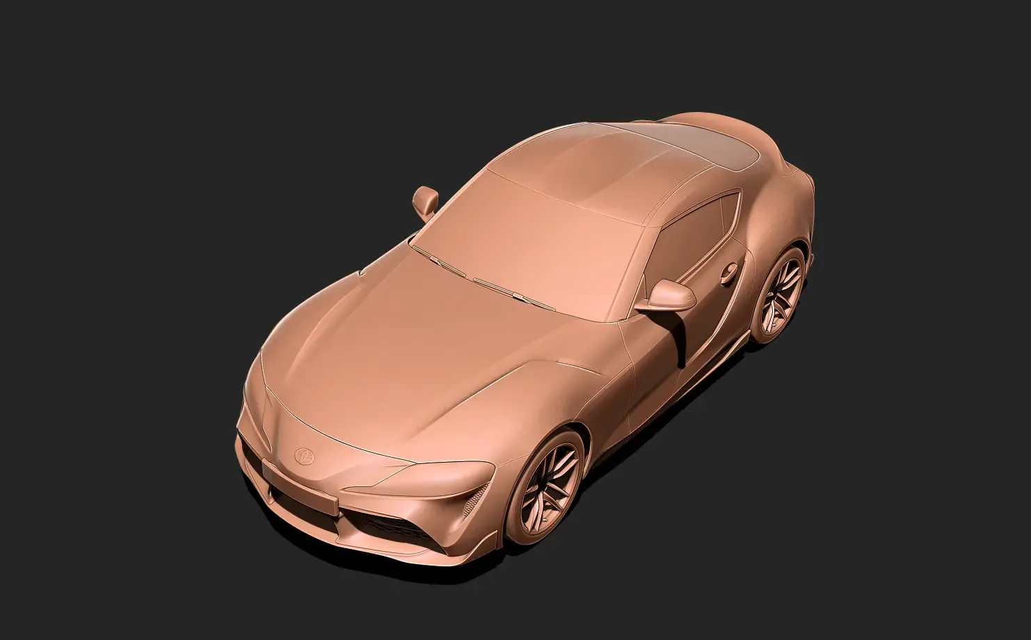 Toyota Supra 3D print model