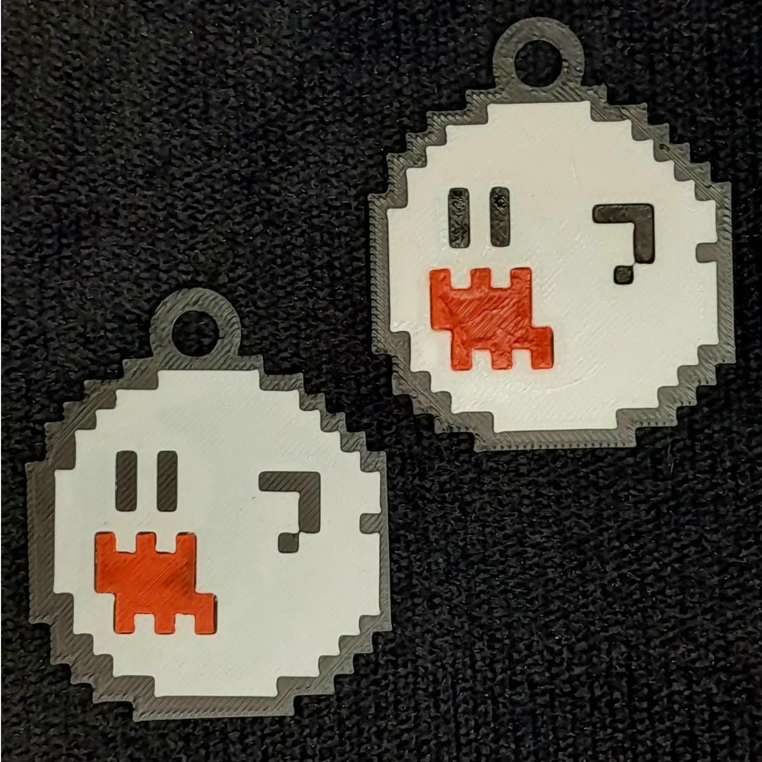 Llavero de Boo en Pixel Art