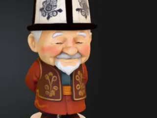 Old Asian man