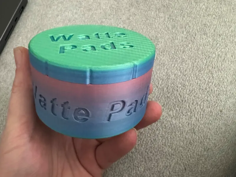 Watte Pads Container