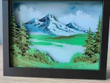Bob Ross Painting Shadow Box-2