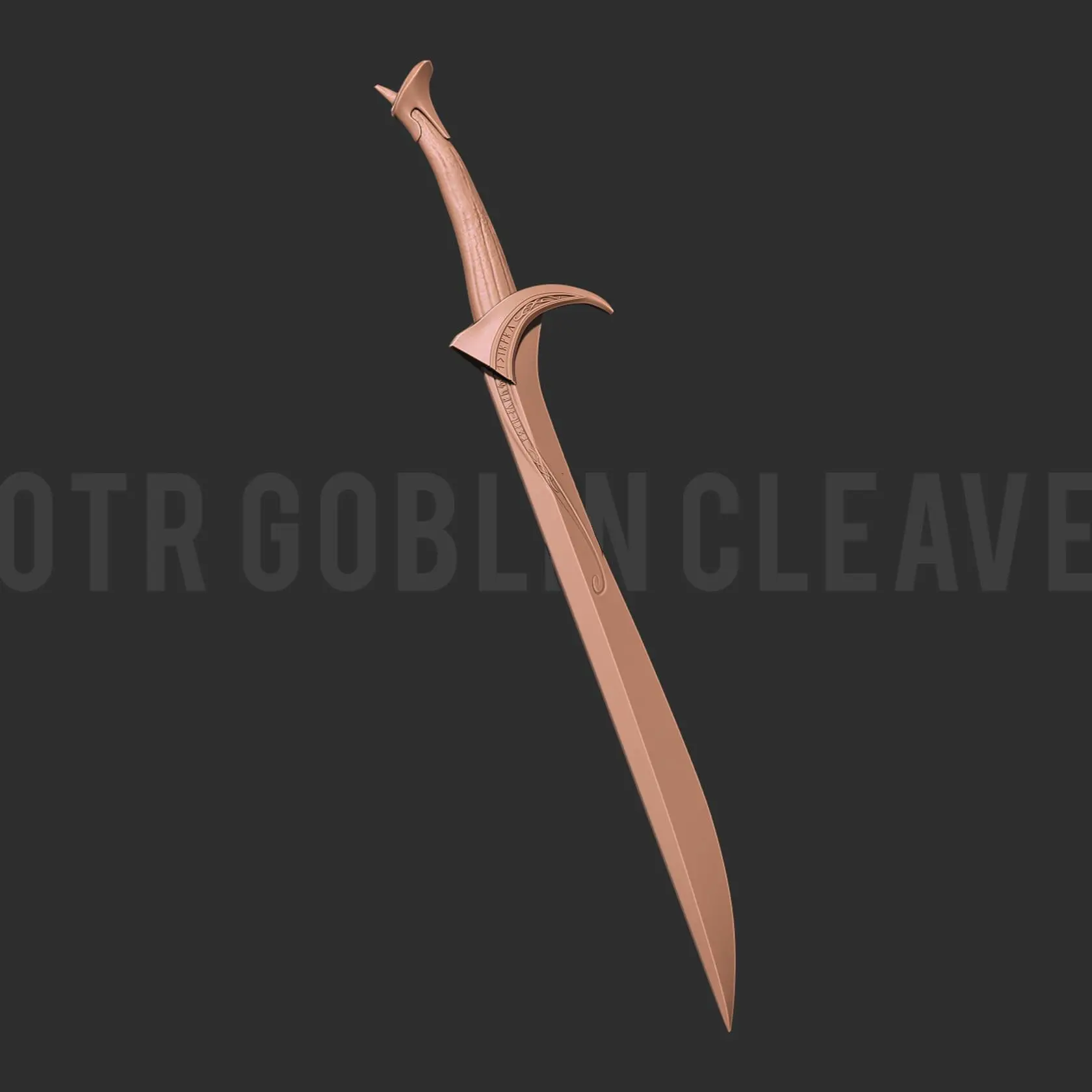 Orcrist Swords of Thorin for cosplay prop 3d print