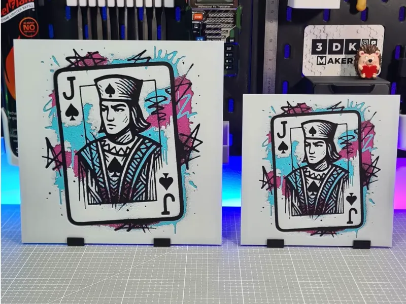 Graffiti Jack of Spades – Hueforge – 4 Colors