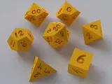 Dice Set – Ready to Print - 7 Piece Set – Old Script font-0