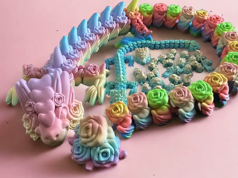 Make you own Rose Bouquet Dragon