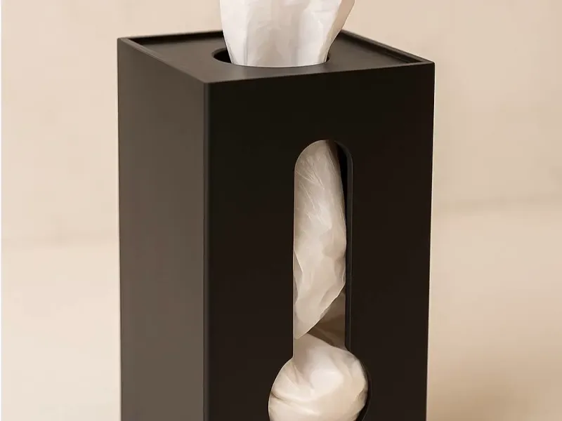 Box for plastic bags KEY- MOKA Design