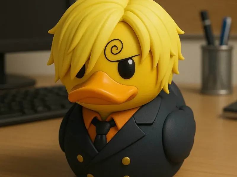 Pato de Goma - Sanji One Piece - Impresión 3D