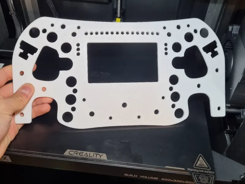 (FUSION 360) F1 Sim Racing Steering Wheel Plate