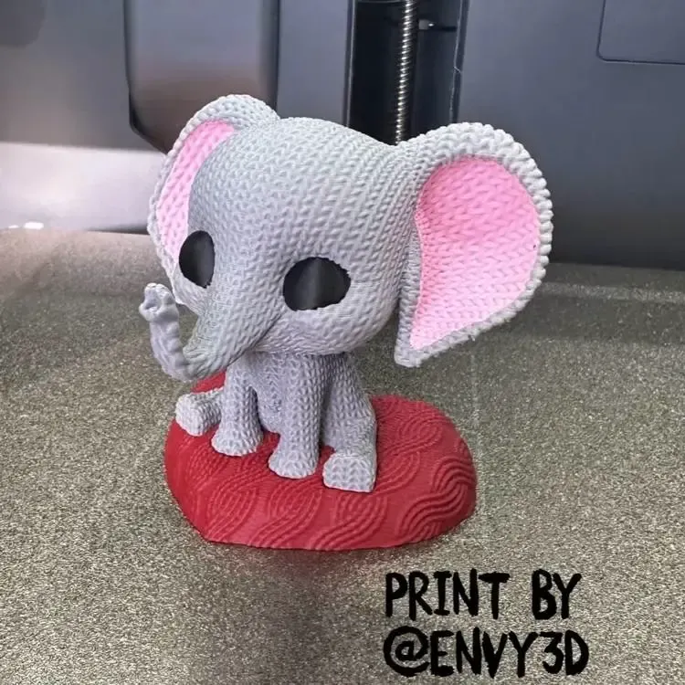 Crochet Elephant Bobble head