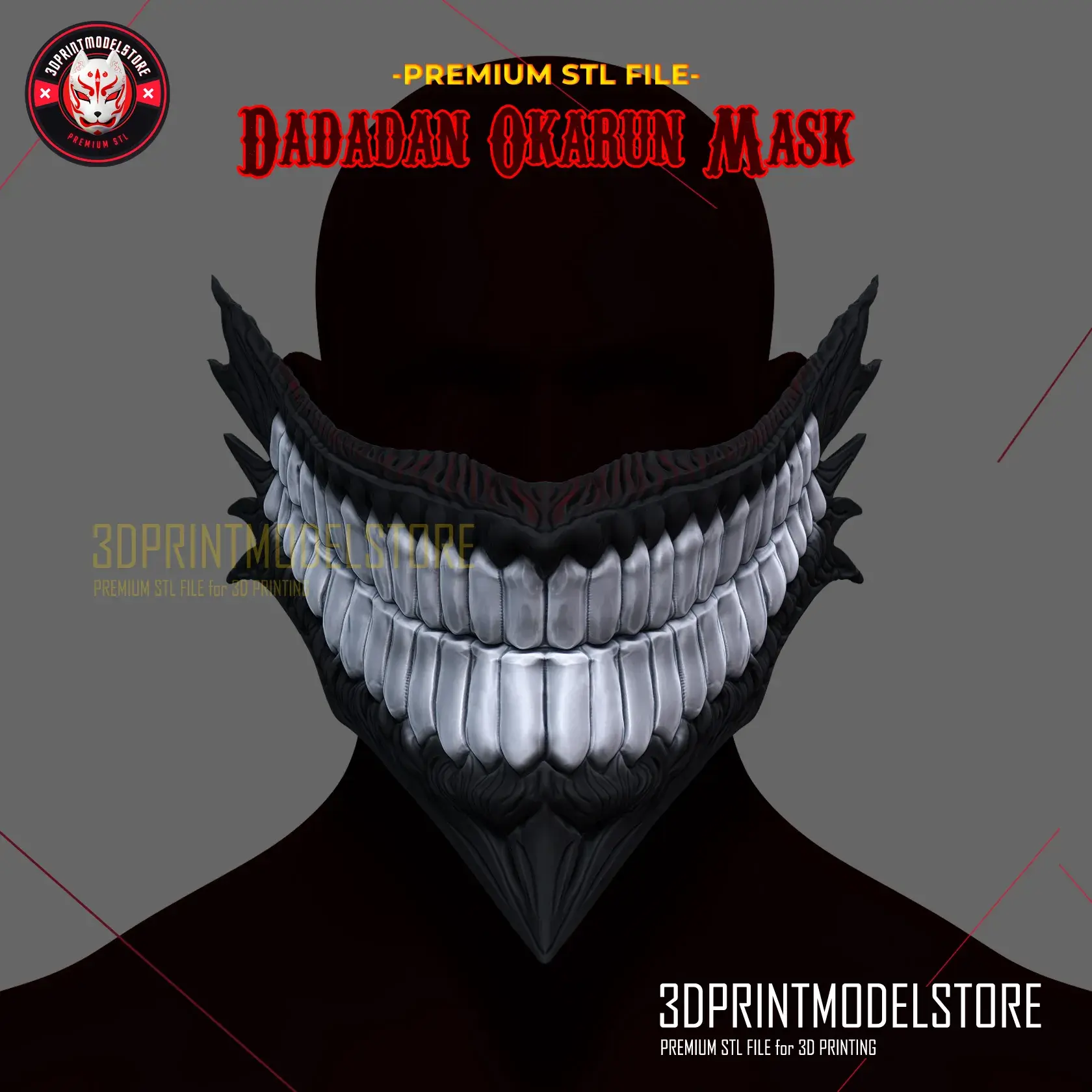 Dandadan Okarun Mask - Anime Cosplay Hollow Mask