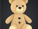 Knitted Teddy bear-0