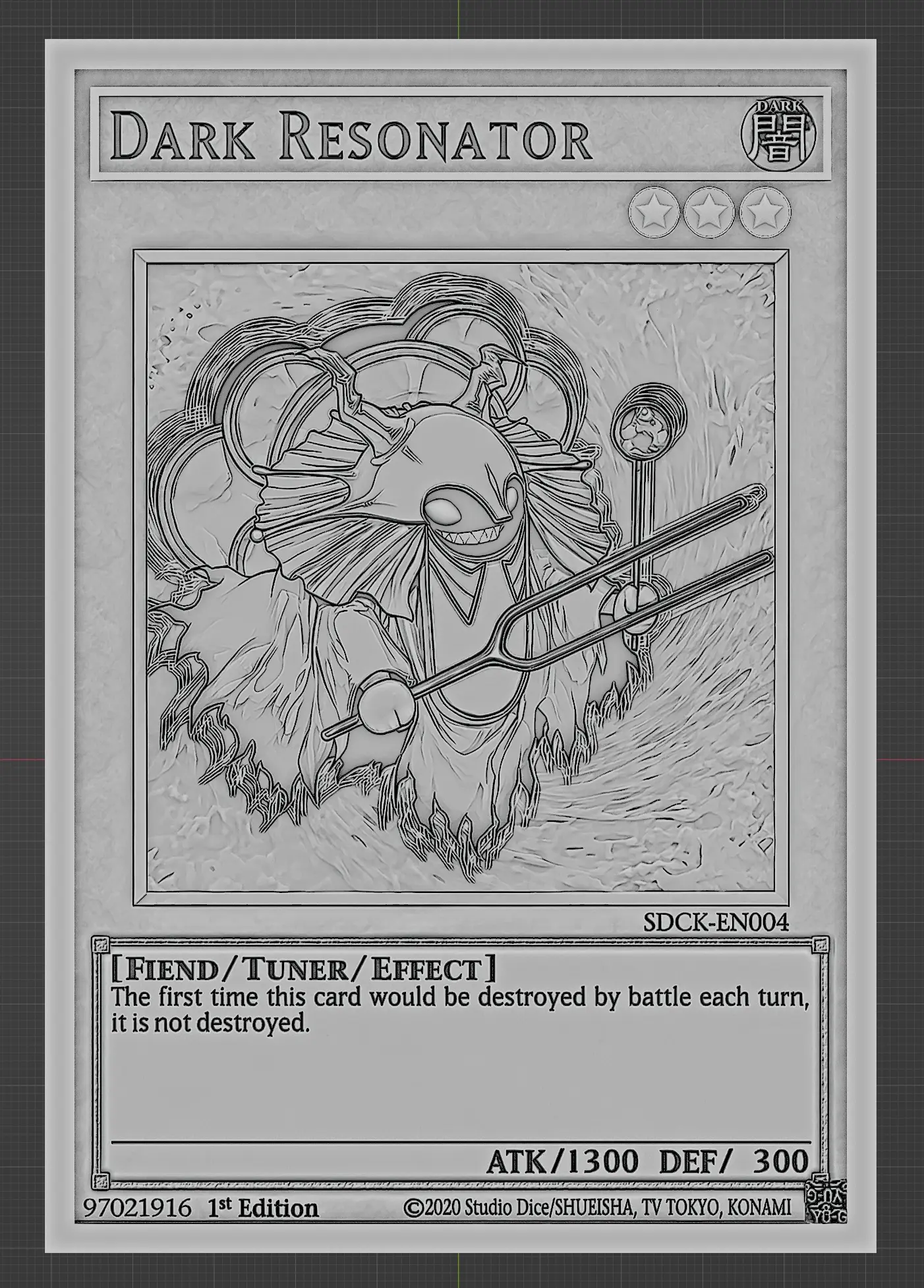 Other STL Download - dark resonator - yugiohby Wsonuchiha3D