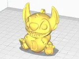 Stitch D Keychain-1