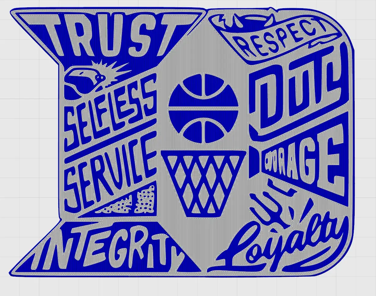 Duke Blue Devils Basketball Wall Art – NCAA Decor