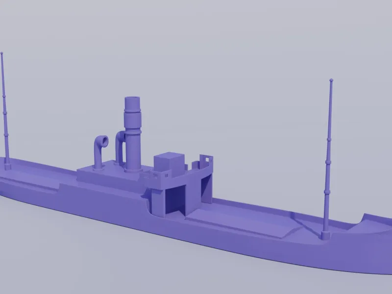 Old steamer 3D printing  Modeled on Karlsruhe 1905