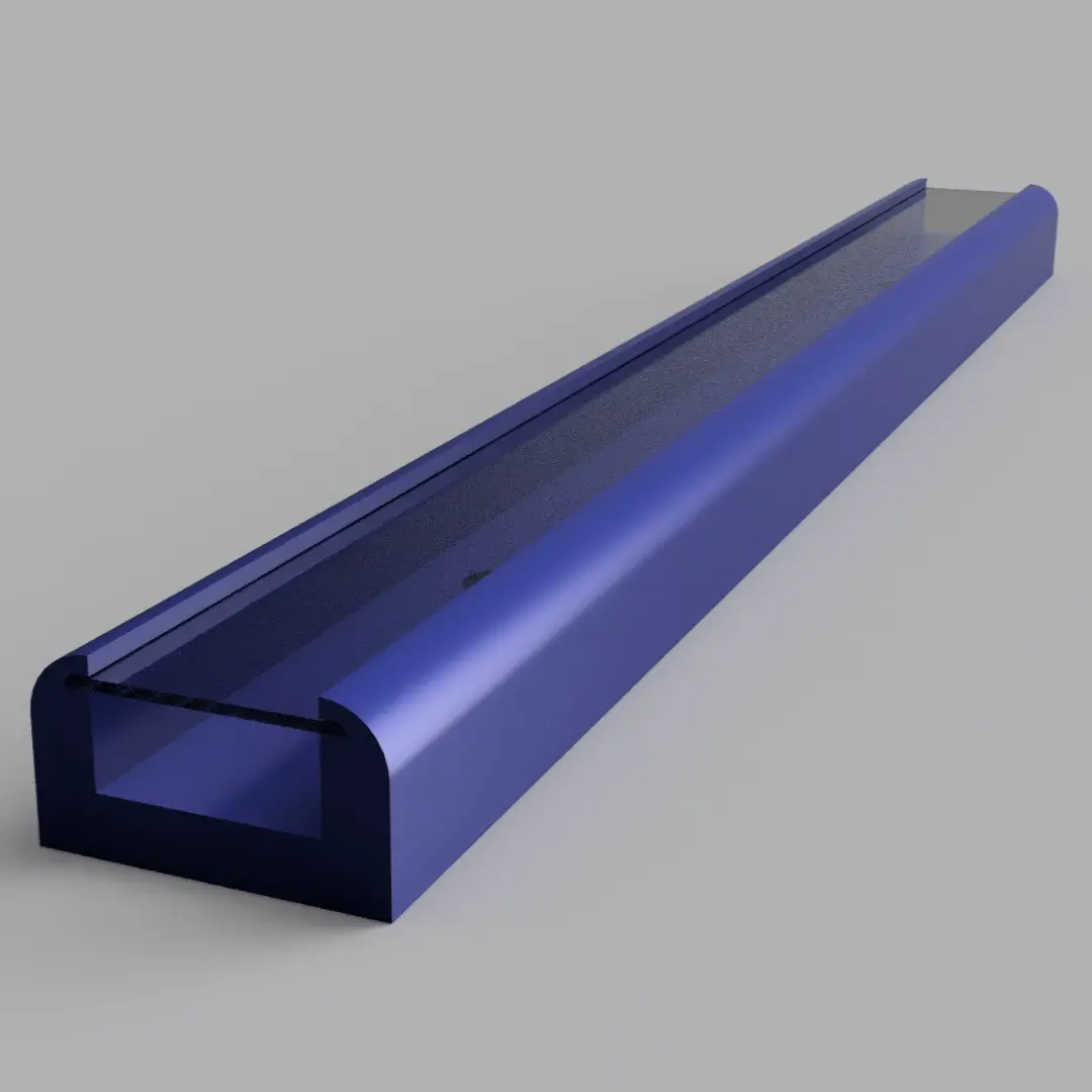 LED Strip Mounting Channel with slide-in cover – 4 versions