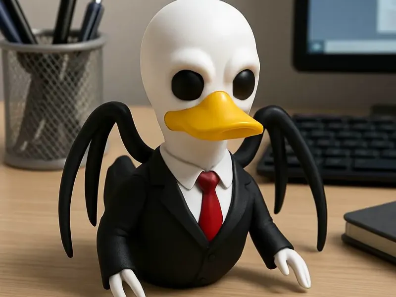 Rubber Duck - Slender man model - 3D print