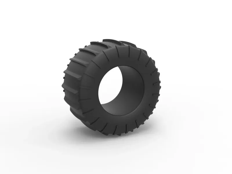 Dune buggy rear tire 23 Scale 1:25