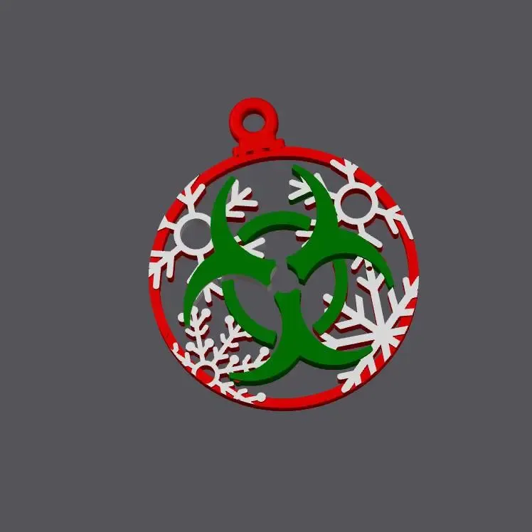 CHRISTMAS ORNAMENT - BIOHAZARD