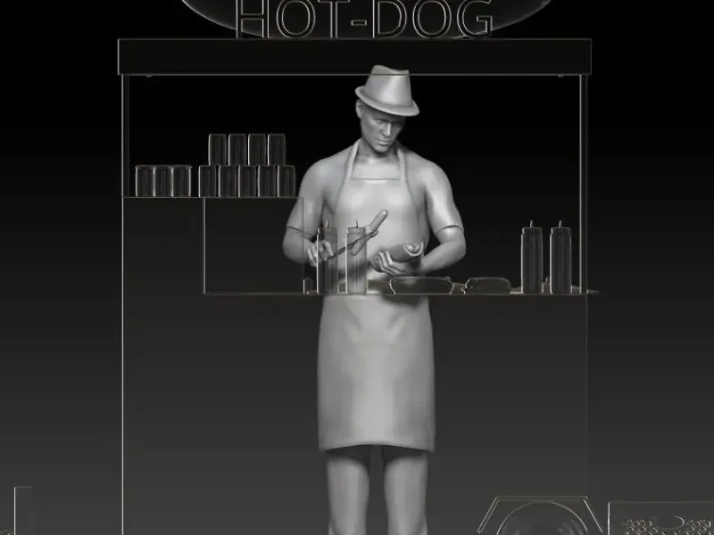 New York hot dog seller boy 1