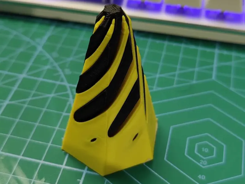spiral 6sided prism fidget