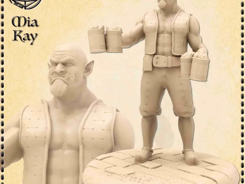 Half-Orc Bartender