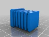 Replacement Plastic Chair feet for Square Metal Tubing-4