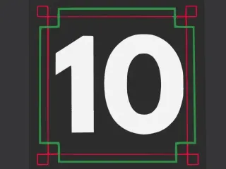 Placa n10 Para Numero de Porta