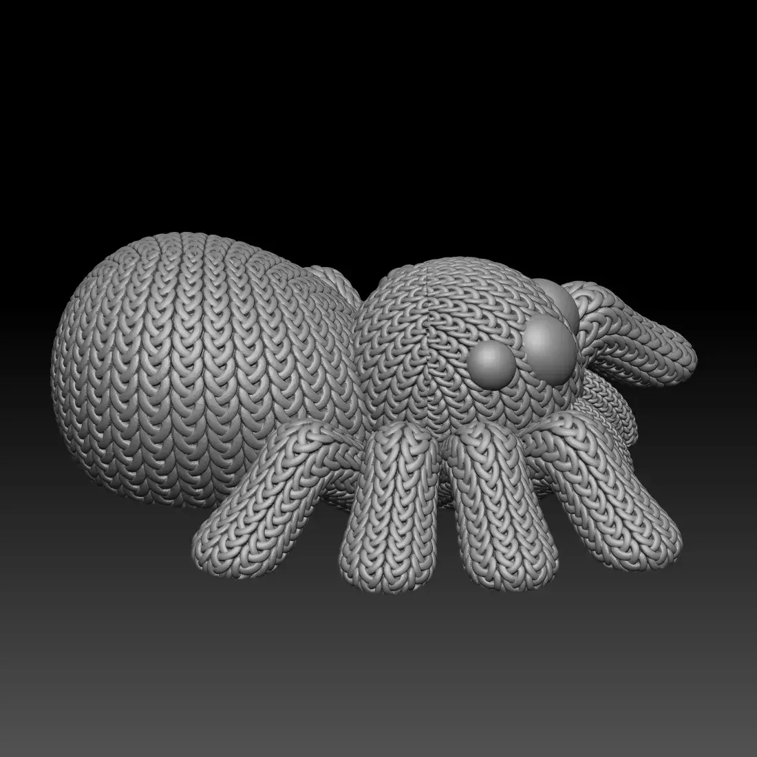 Knitted Spider