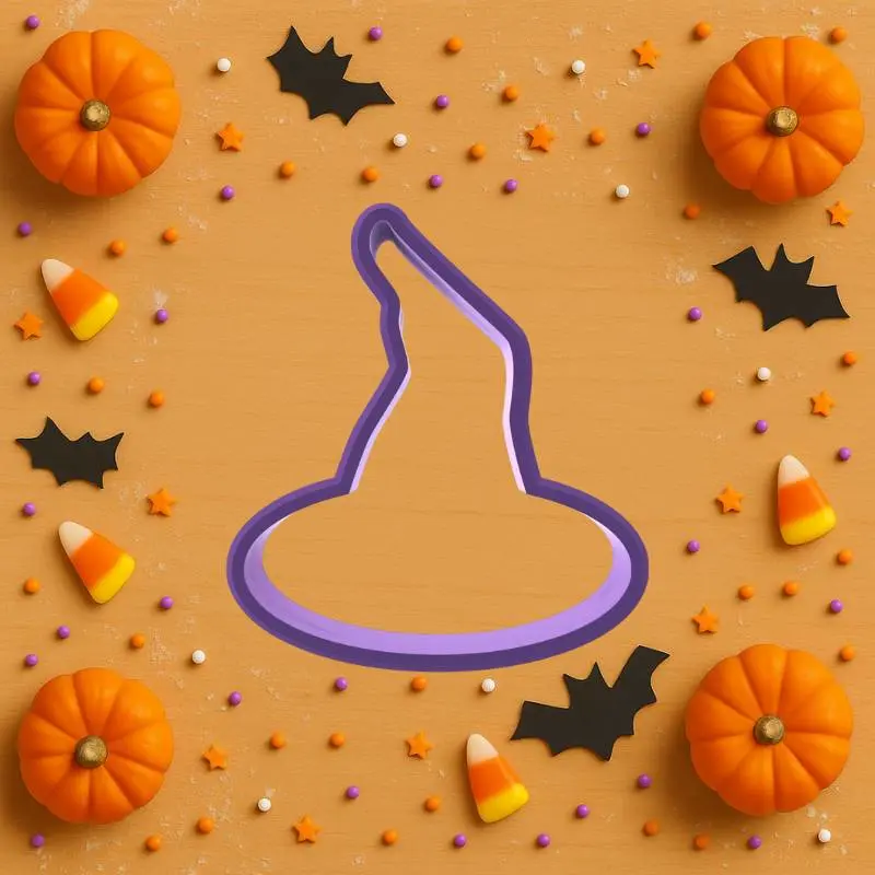 HALLOWEEN witch's hat cookie cutter set
