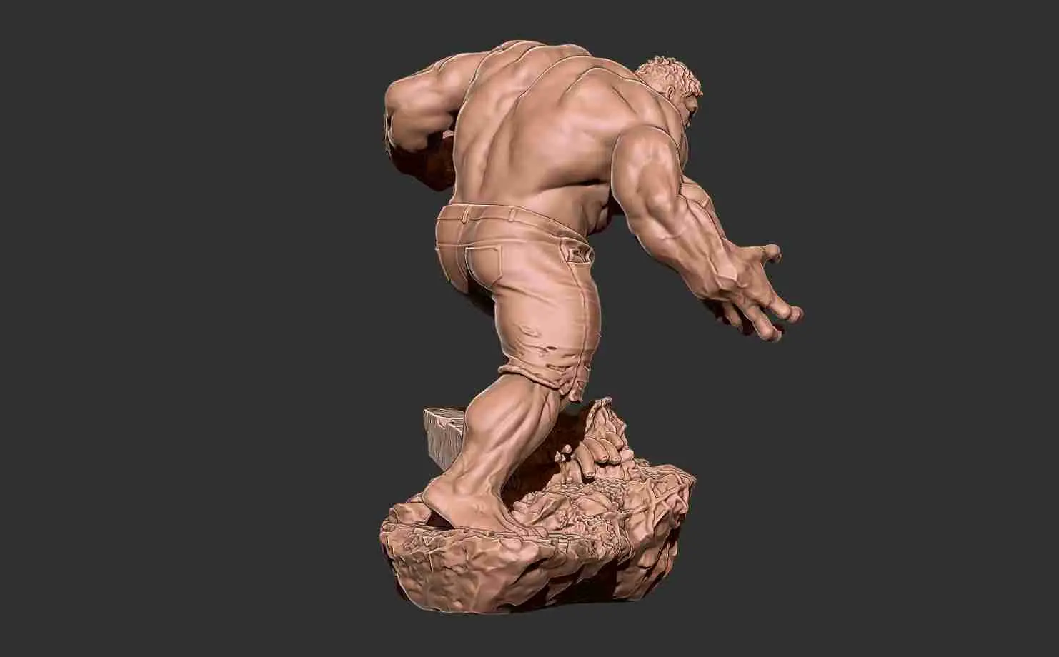 Marvel - Hulk smash 3D-Druck Modell