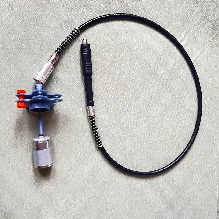 Dremel flexi adapter for dc motor