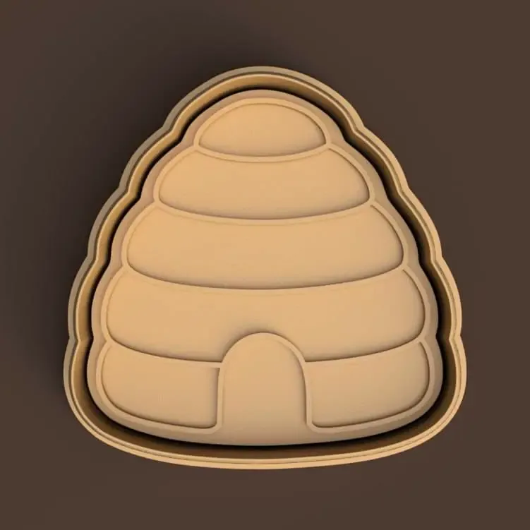 Beehive Cookie Cutter / Cortante de  Colmena de Abejas
