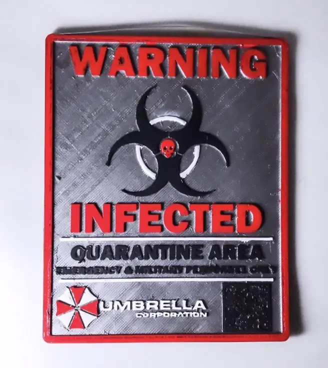 Umbrella corporation warning sign
