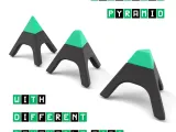 Painter's pyramid with various removable tips.-0
