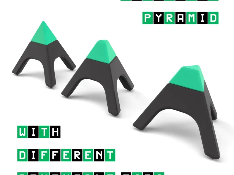 Painter's pyramid with various removable tips.