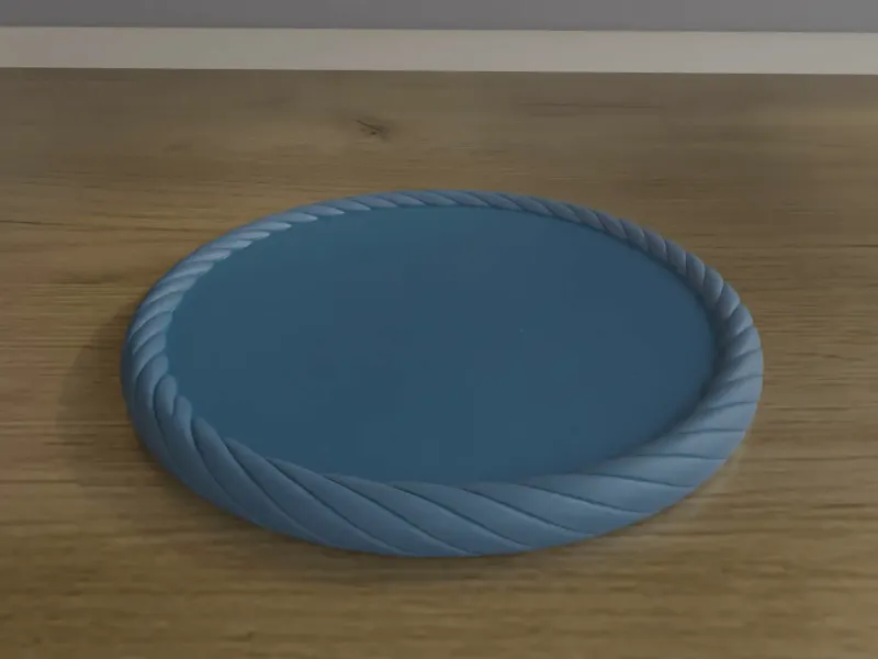 Twisted Rope Coaster STL Model