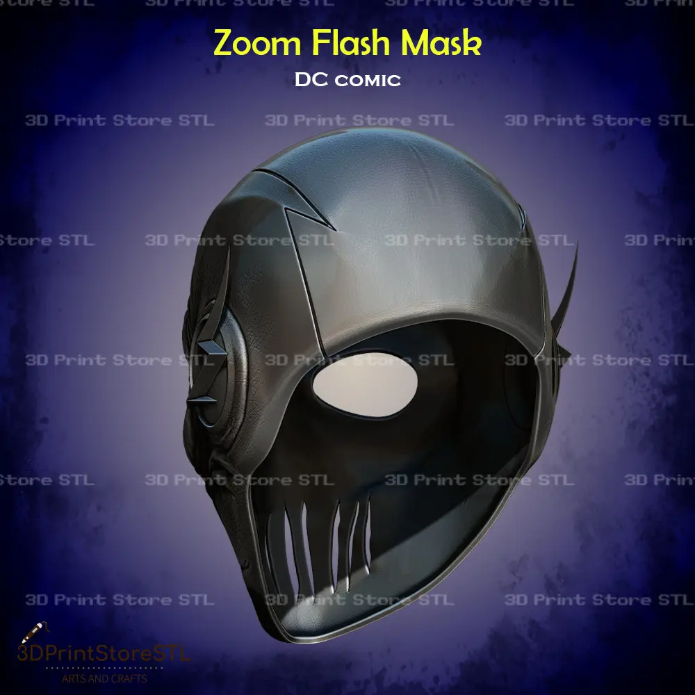 Zoom Flash Mask Cosplay DC - STL File