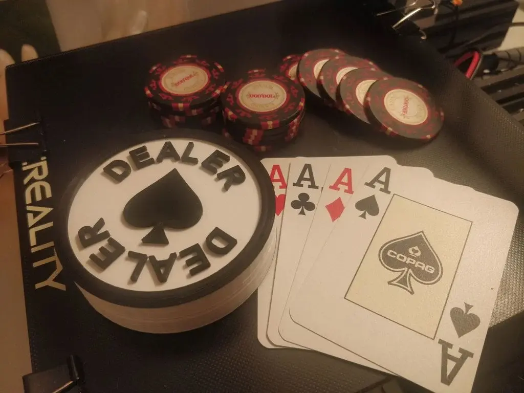 Poker Dealer Button