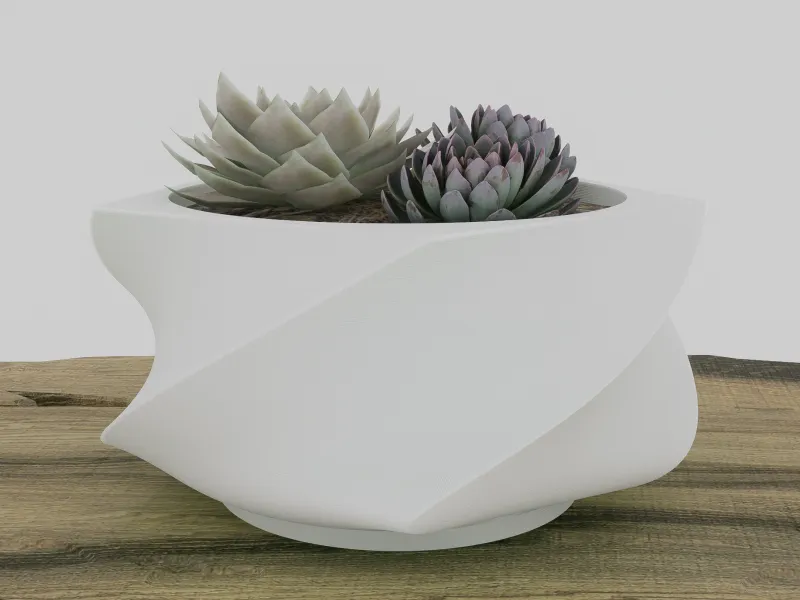 COMBO OF 6 FLOWER POTS MODELS FOR 3D PRINTING, #A1