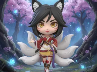 CHIBI AHRI-LEAGUE OF LEGENDS