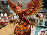 Rising Phoenix Statue | Fire Bird Mythology Figure-0
