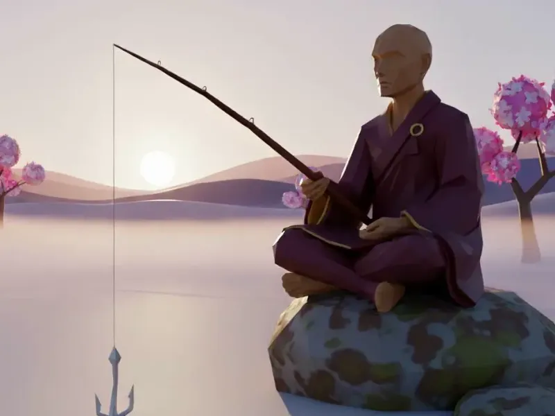 Pesca, modo ZEN, hombre ZEN geometrico, Man Zen