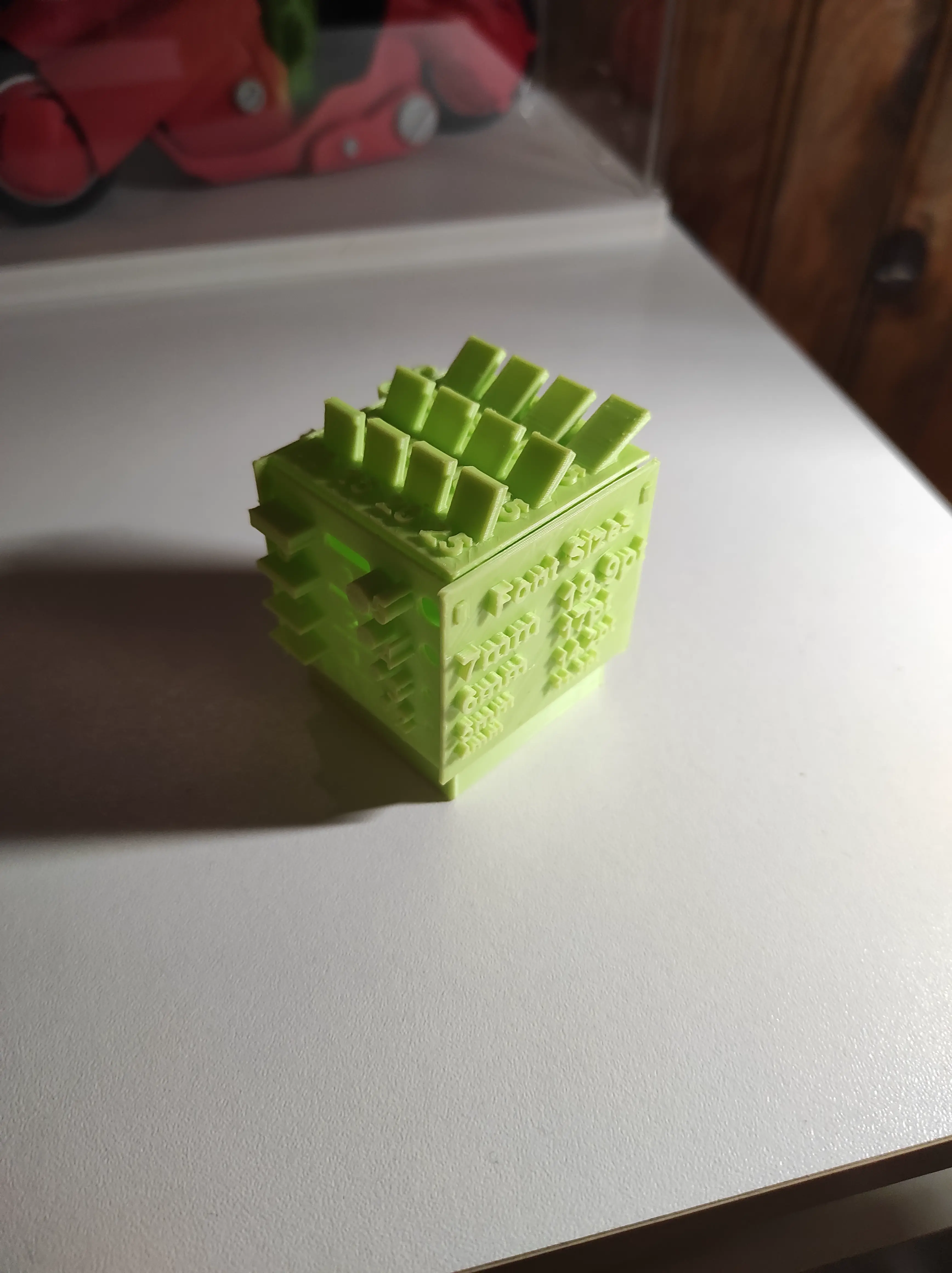 3D printer test folding box